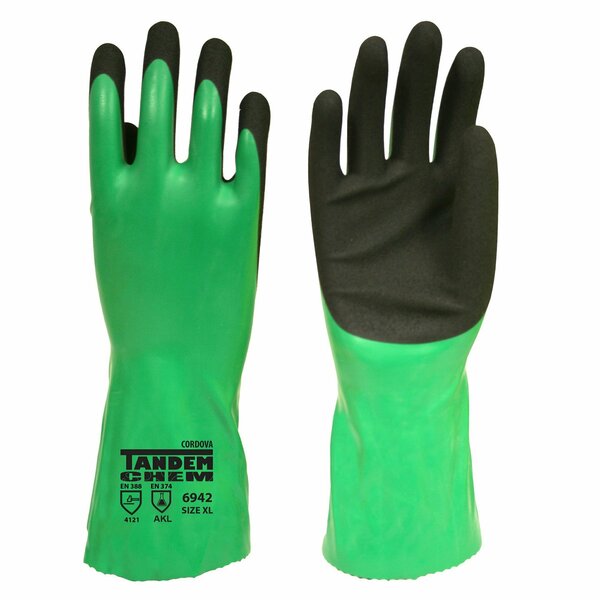 Cordova Tandem Chem, Nitrile Gloves, M, 12PK 6942M